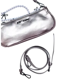 CARTERA PLATEADA BETSEY JHONSON_a3f17