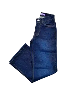 JEAN WIDE LEG DENIM OSCURO