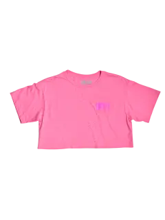 CROP OVERSIZE ROSADO CON MANGAS