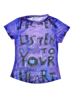 MESH TOP MORADO CON NEGRO